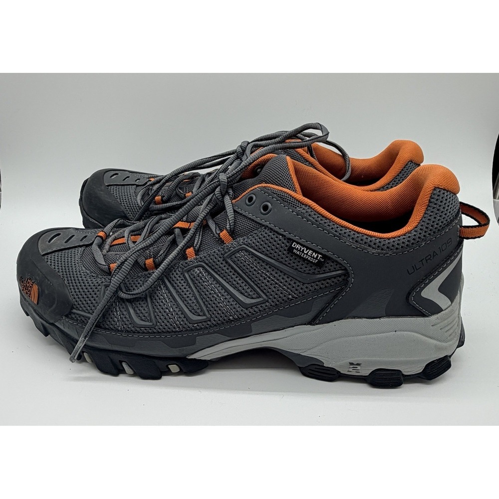 The North Face Shoes Men's Sz 11 Gray Ultra 109 Gore-Tex Trail Hiking